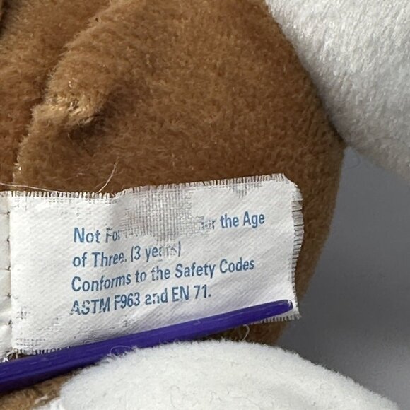 Nanco Sad Sam Dog Plush Blue Angel Wings Flowers Valentine Heart Sad Eyes 10 In - Picture 11 of 12